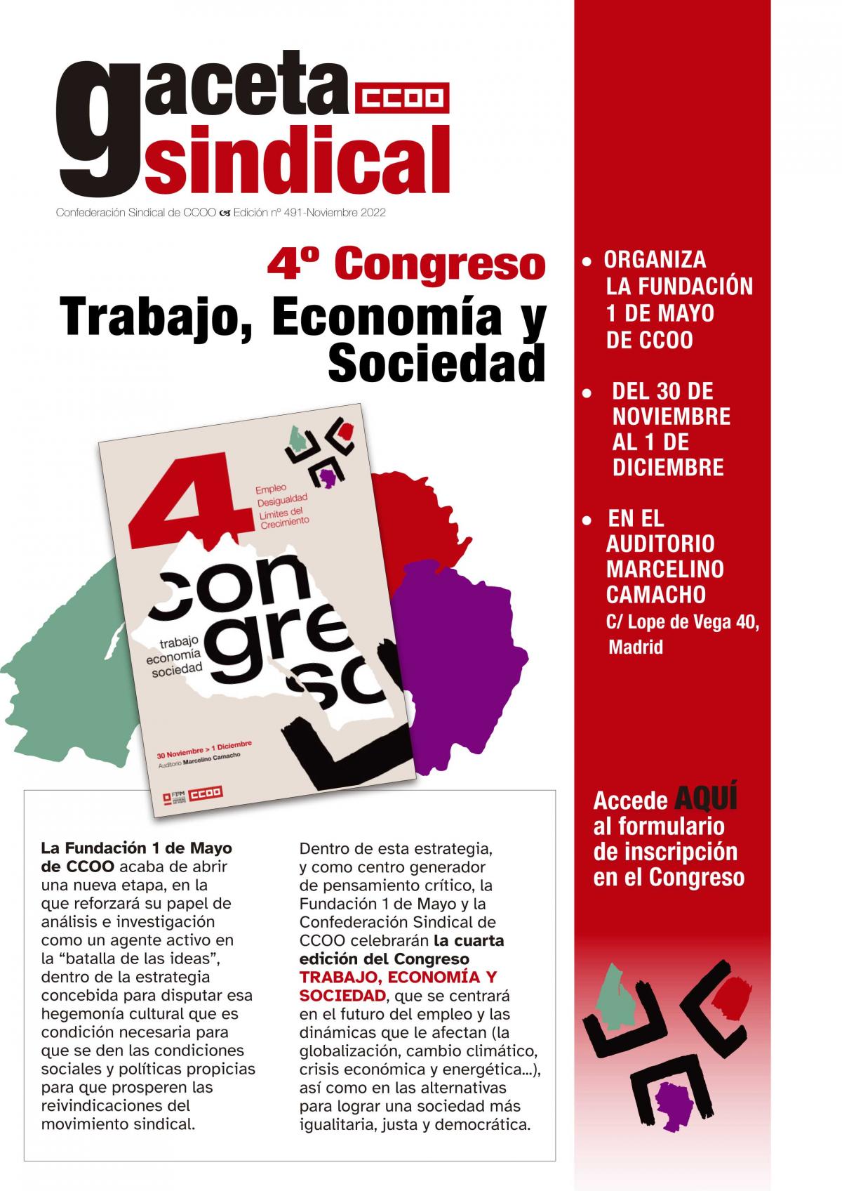 Gaceta Sindical 4 Congreso 1FM