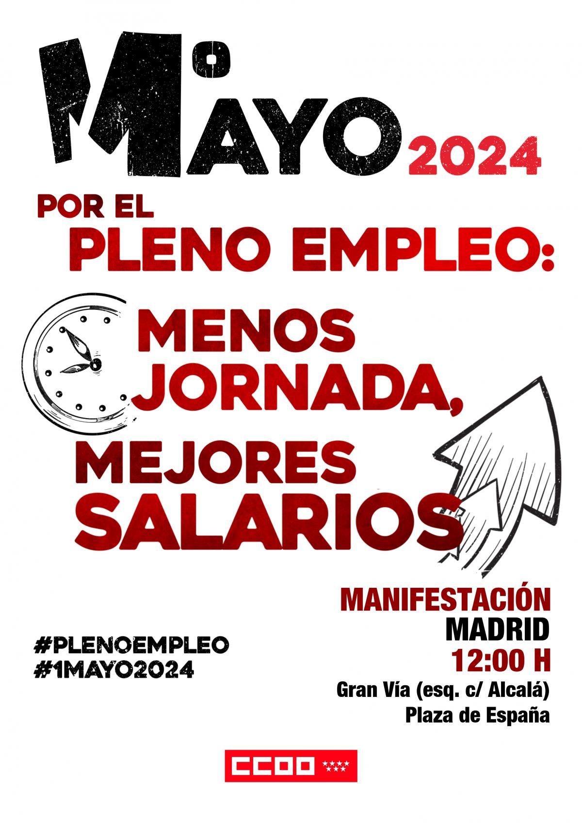 Manifestacin 1 de mayo en Madrid