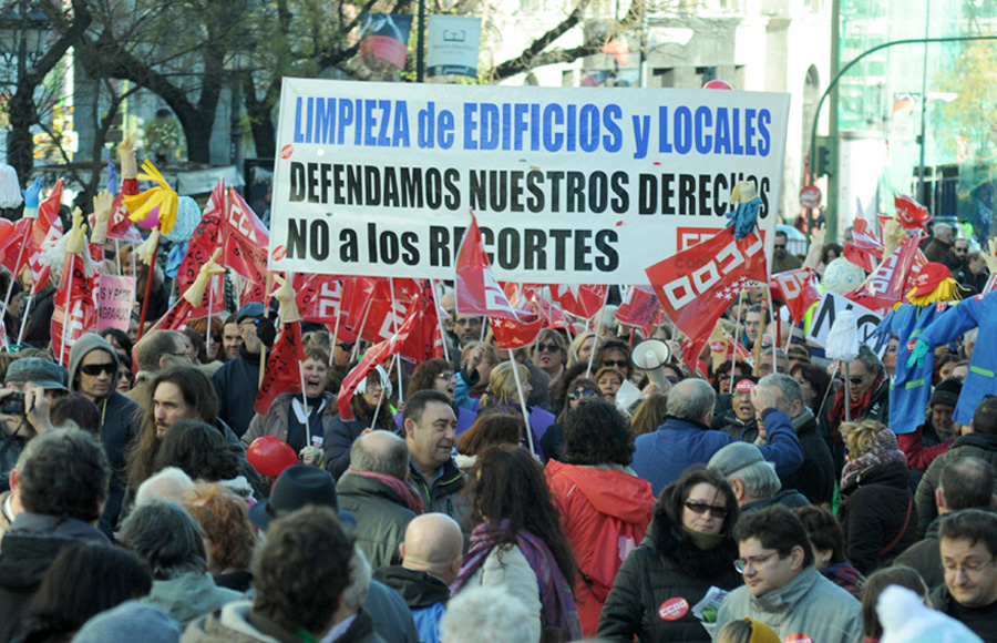 Fotos manifestacin 18D en Madrid