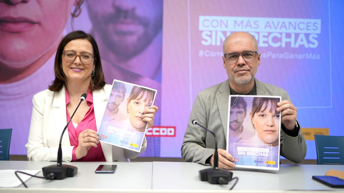 Carolina Vidal y Unai Sordo en la presentacin del informe