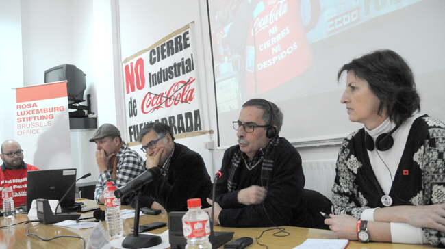 Encuentro sindical internacional Coca-Cola en Madrid