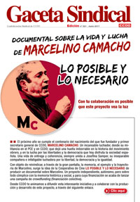 n 321. Documental sobre la vida y lucha de Marcelino Camacho