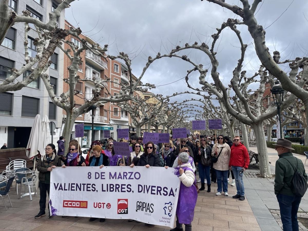 El feminismo sindical se alzó, un año más, frente a unas derechas que atacan el feminismo porque saben que ahí está su dique de contención.