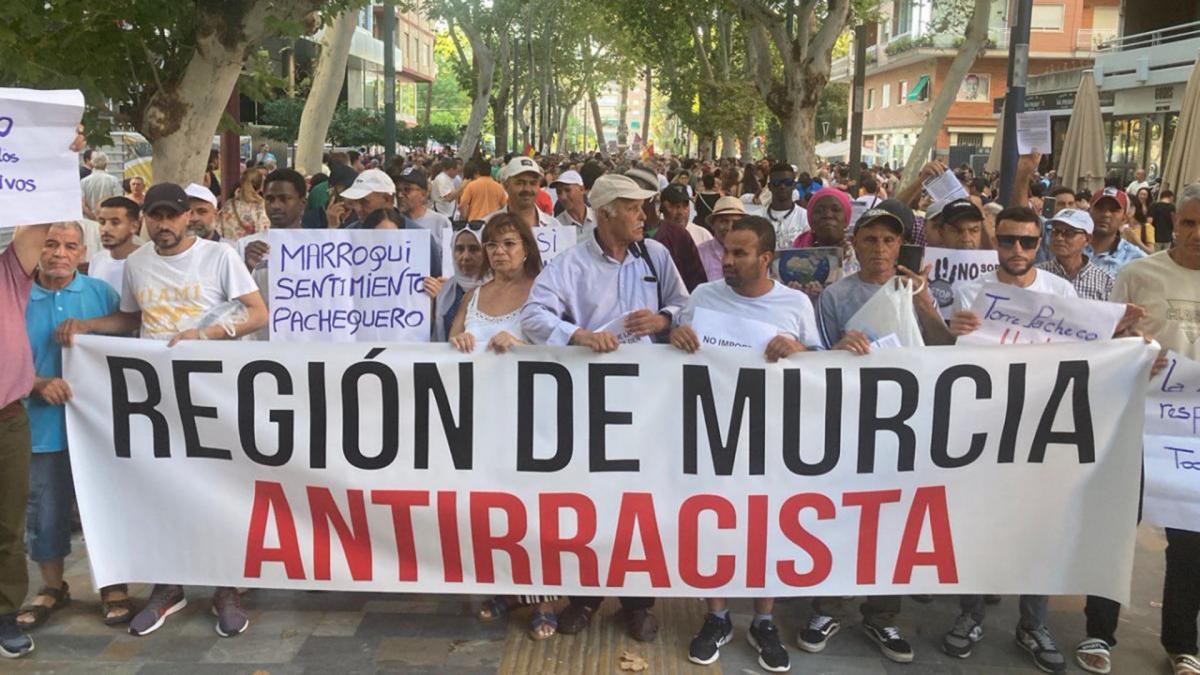 Movilizaciones antirracistas en Torre Pacheco (Murcia)