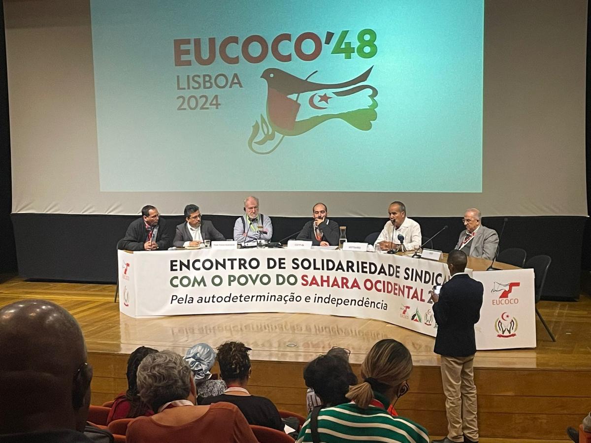 Encuentro de solidaridad sindical con el pueblo del Sahara Occidental