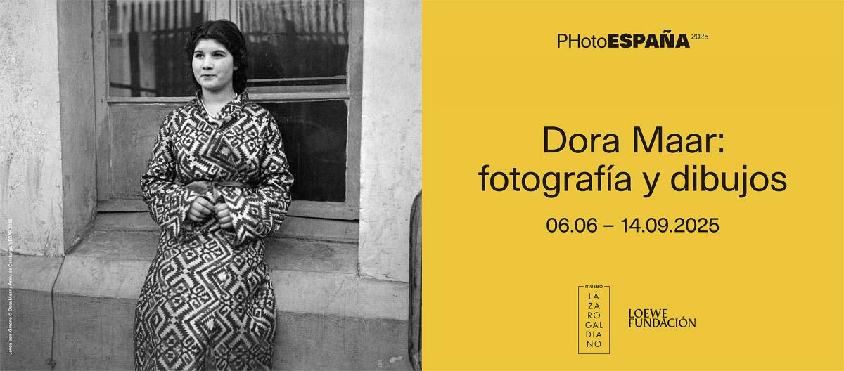 Cartel de la exposición Dora Maar: fotografía y dibujo.