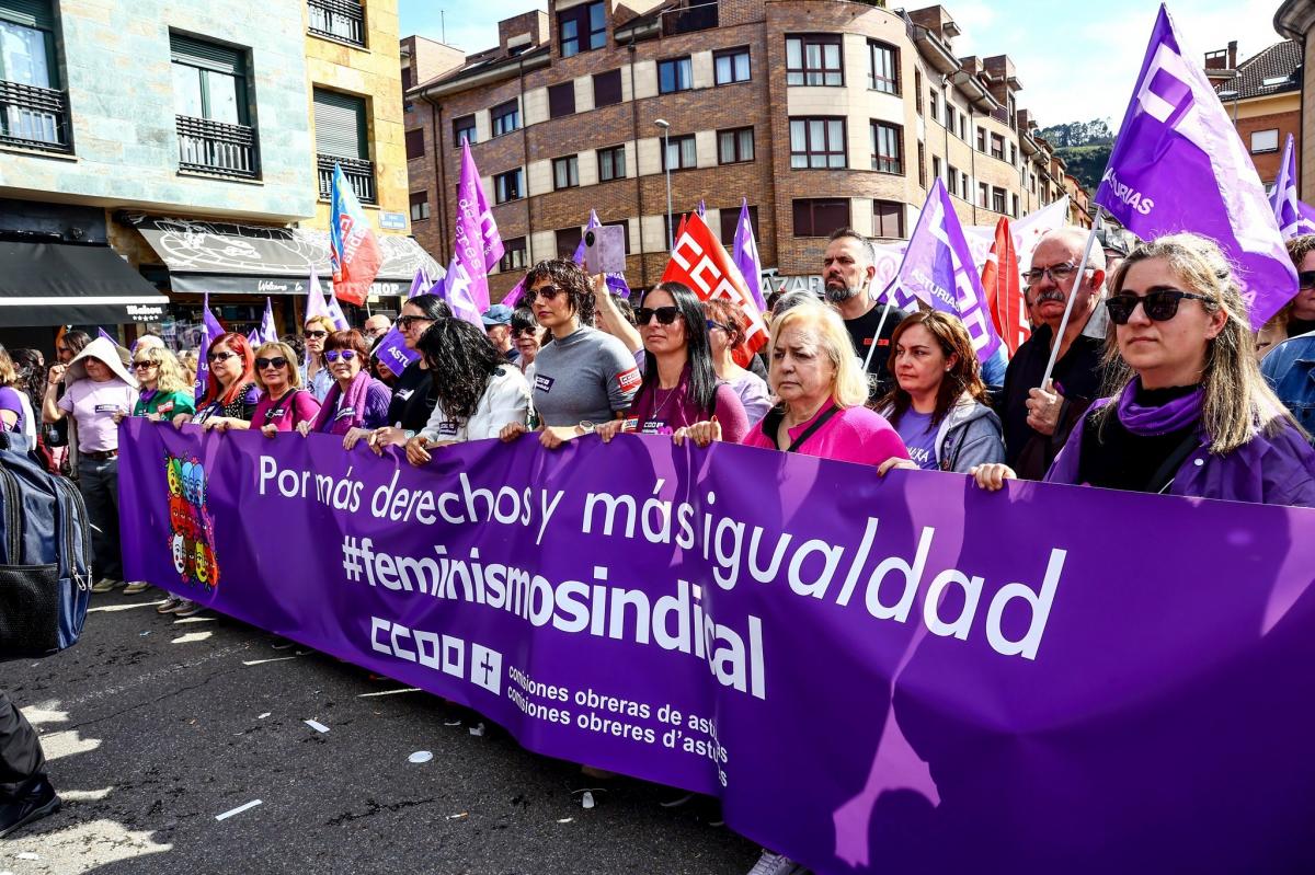 Las mujeres de CCOO Asturias no vamos a dar un paso atrás y vamos a poder seguir decidiendo sobre nuestros cuerpos, nuestro tiempo y nuestros empleos y trabajo y, en definitiva, sobre nuestras vidas.