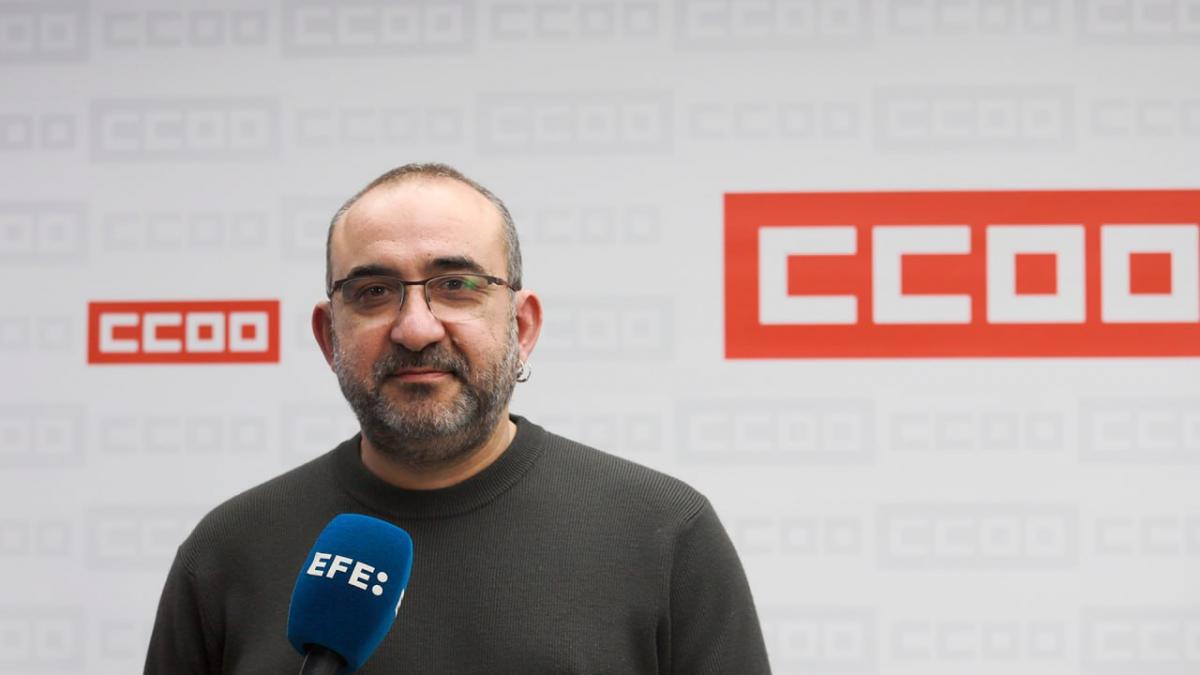 Javier Pacheco, secretario confederal de Acción Sindical y Transiciones estratégicas de CCOO.