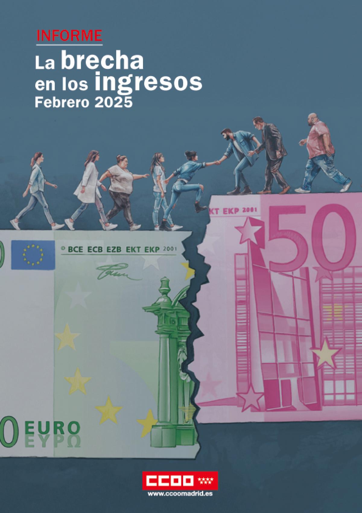 Portada informe de brecha salarial Madrid
