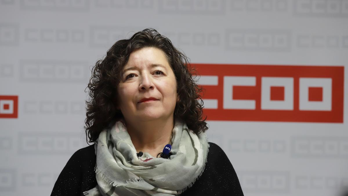 Loli García, secretaria confederal de Formación y Empleo de CCOO.
