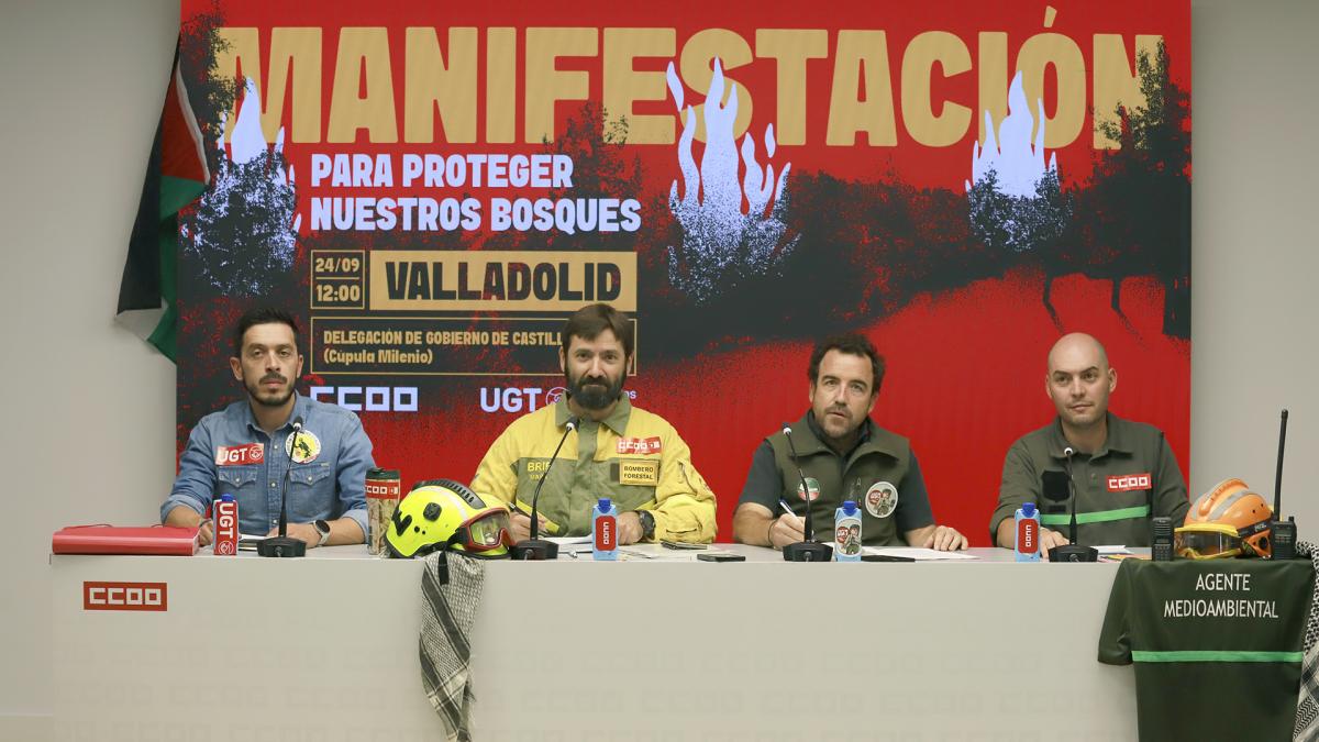 CCOO convoca una gran manifestación estatal en contra de la precariedad en la prevención y extinción de incendios forestales.