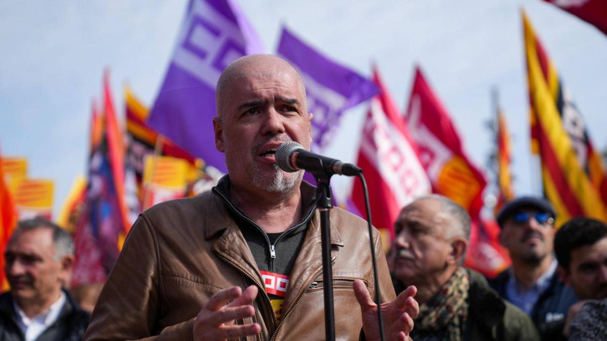 El secretario general de CCOO, Unai Sordo.