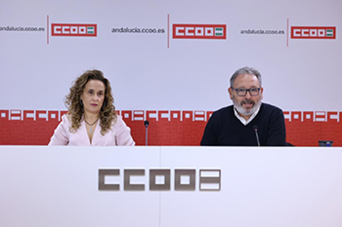 Marina Vega y Diego Rodriguez. Federacin de Enseanza de CCOO de Andaluca