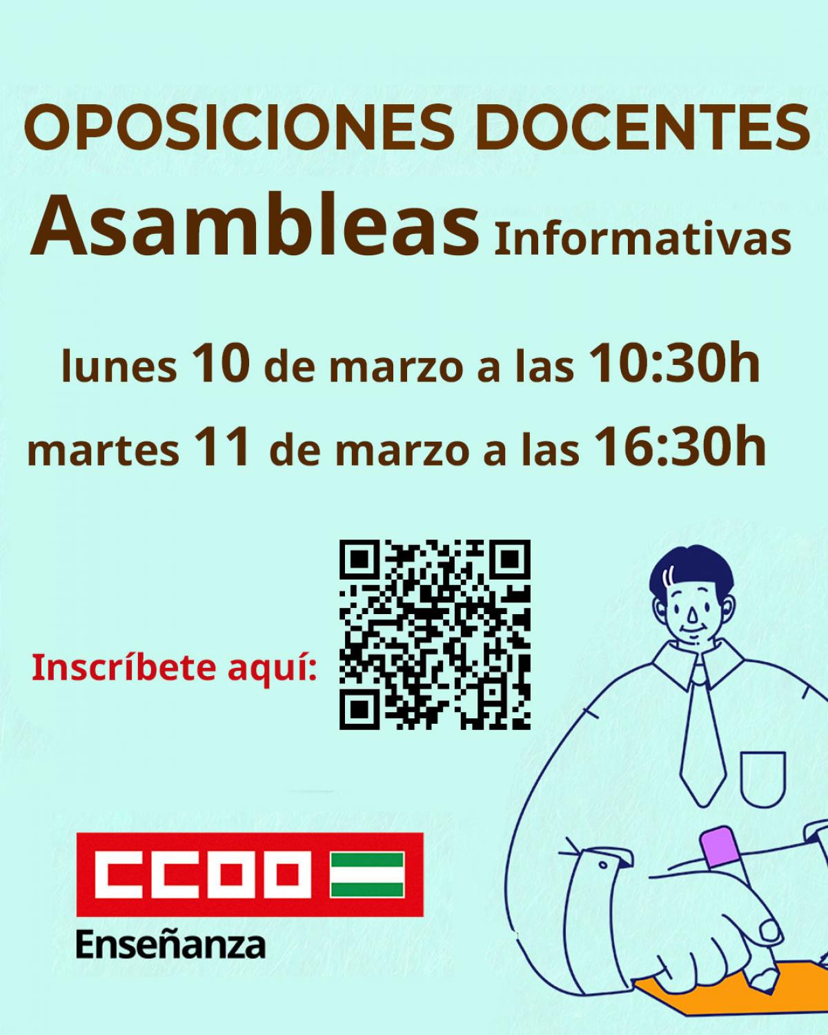 Asambleas Informativas sobre las oposiciones docentes