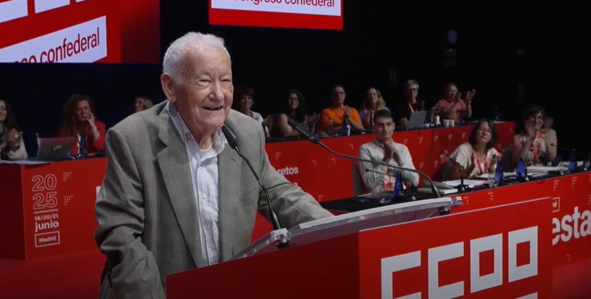 Julin Ariza, dirigente histrico y fundador de CCOO.