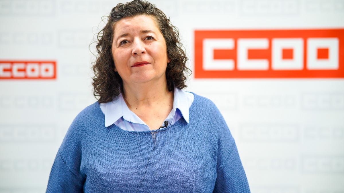 Loli García, secretaria de Formación y Empleo de CCOO.