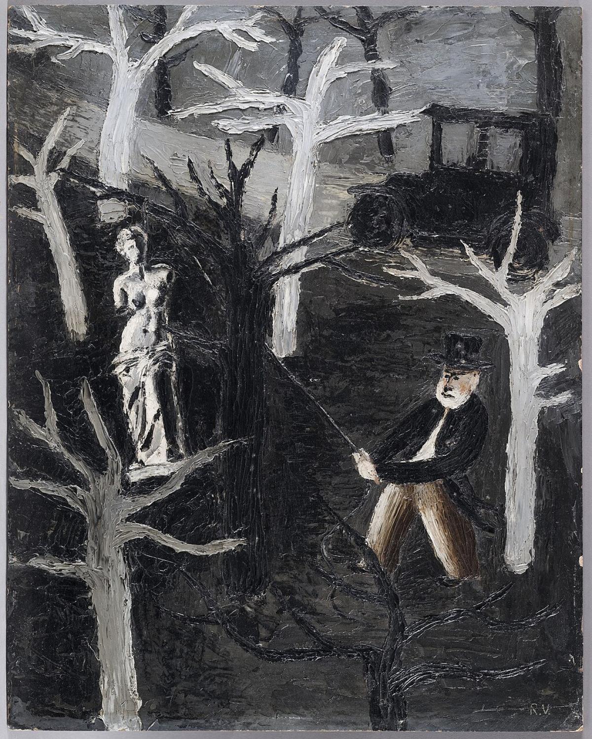 Accidentalitat d’una dona, Remedios Varo. Museu Nacional d’Art de Catalunya.