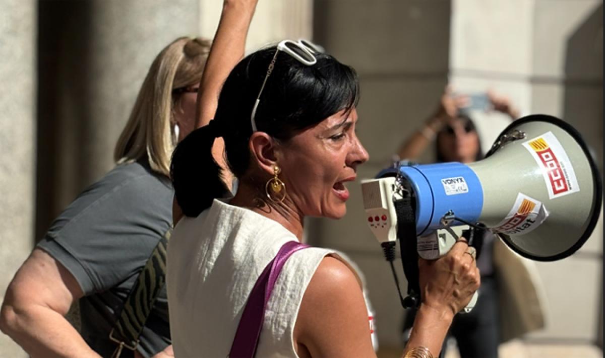 Belén López Sánchez es secretaria general de CCOO Catalunya