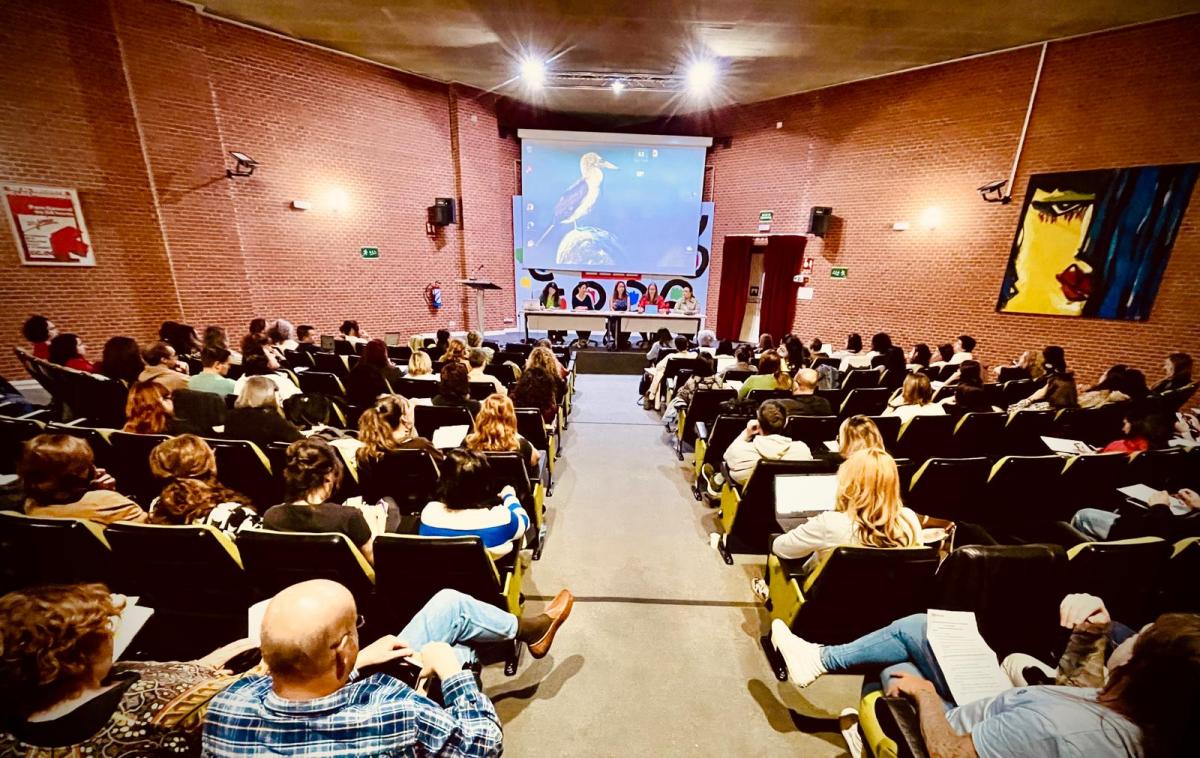 Asistentes a los cursos de Tratamiento preventivo sindical del acoso sexual y por razón de sexo en la Escuela Sindical Juna Muñiz Zapico.