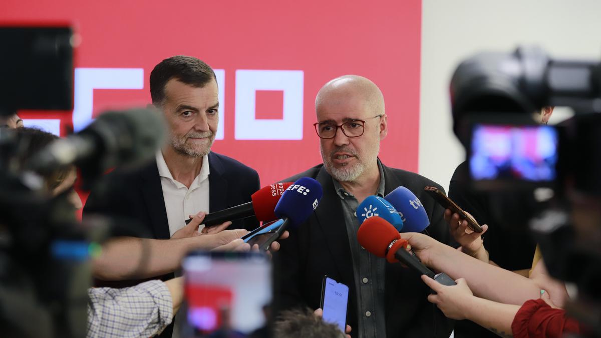 La reunión mantenida entre CCOO e IU se enmarca dentro de las relaciones que mantiene la organización sindical con las fuerzas políticas del país.