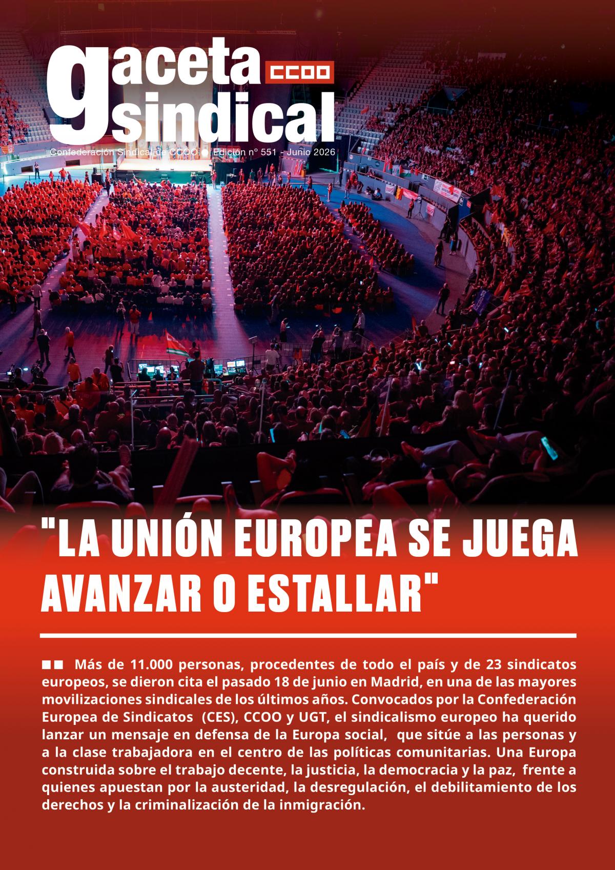 Gaceta Sindical nº 551
